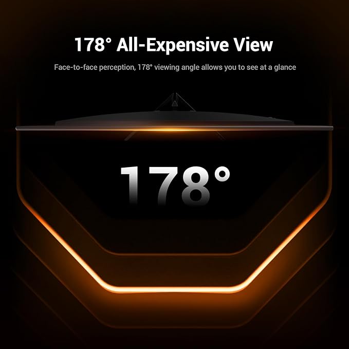 24 inch Computer Gaming Monitor 100HzBuilt-in Speakers1080P DisplayErgonomic Tilt Home Office Gaming MonitorHDMIVGA PortSync Visual Experience for Work &amp Play Support Wall Mount Install