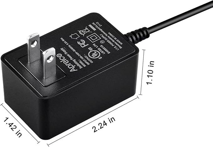 UL Listed AC/DC Adapter Compatible with LumiSource BoomChair B42 Multimedia Video Game Gaming Chair Wall Home Power Supply Cord Cable PS Charger Mains PSU