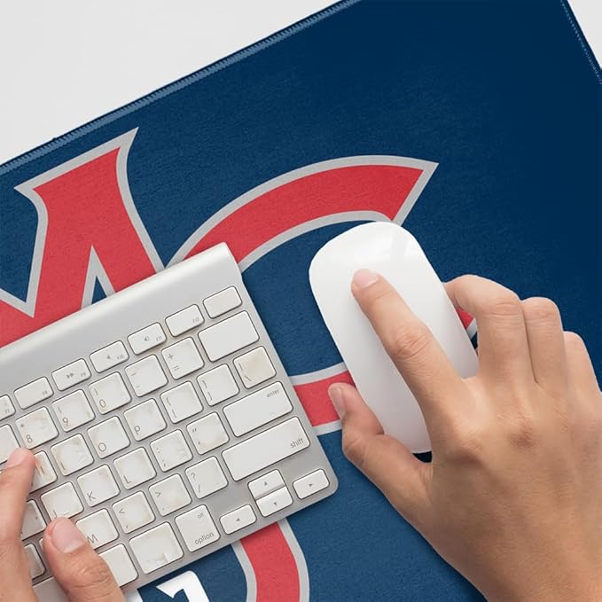 Saint Mary's College Primary Logo Large Gaming Mouse Pad Desk Mat with Stitched Edges Non-Slip Base for Gamer Home and Office 31.5 x 15.7