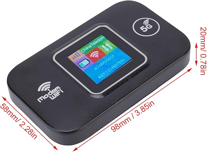 Yunseity 5G LTE Hotspot Router Stable Connection Fast Internet Speeds Multiband Support for Online ABS Material