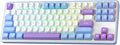 Redragon K707 PRO 80% Wireless Gasket RGB Gaming Keyboard 3-Modes 87 Keys TKL Mechanical Keyboard w/Hot-Swap Socket PBT Round Keycaps &amp 5-Layer Noise Dampening Custom Linear Switch