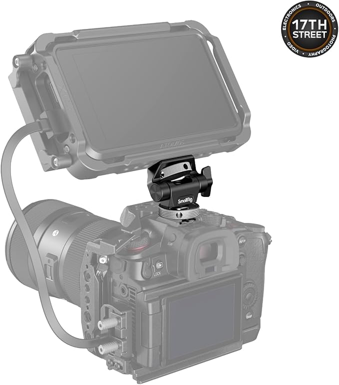 Atomos Ninja 5.2 Touchscreen Display 4K HDMI Recording Monitor with Waith Power Battery + Charger Combo (NP-F750) Swivel and Tilt Adjustable Monitor Mount Bundle Set