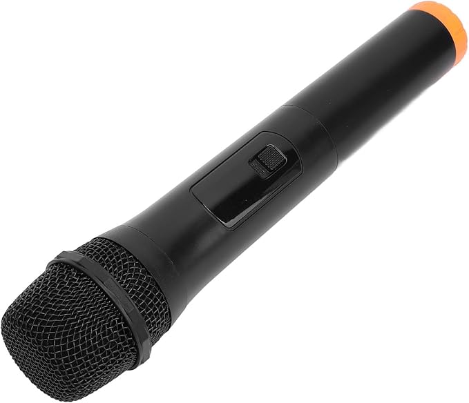 2.4G Wireless Dynamic Microphone with Mini Receiver 10m Range for Karaoke Live Streaming Outdoor Performances No Wires Clear Sound