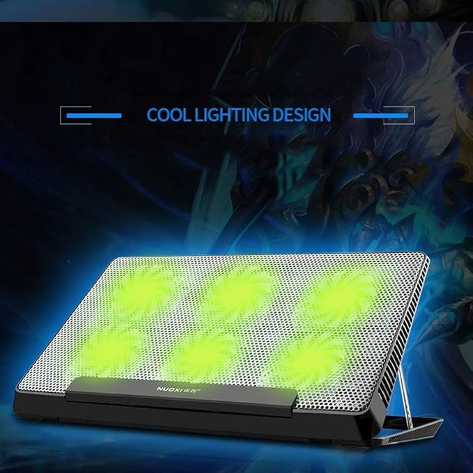 Computer Radiator USB Super Ultra Thin 6 Fans Cooling Cooler Pad for 13 14 Notebook Laptop PC Radiator