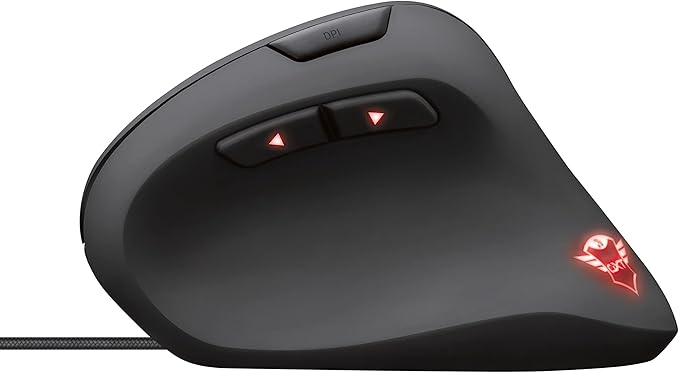 Trust Gaming GXT 144 Rexx Vertical Ergonomic Gaming Mouse 250-10000 DPI 6 Buttons Black