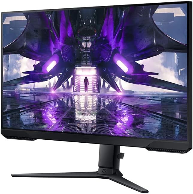 SAMSUNG 27 Odyssey G32A FHD 1ms 165Hz Gaming Monitor with Eye Saver Mode Free-Sync Premium Height Adjustable Screen for Gamer Comfort VESA Mount Capability (LS27AG320NNXZA)