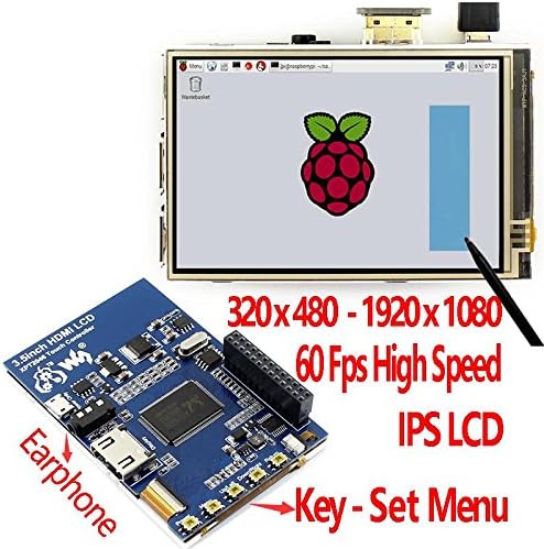 3.5 inch 1080P LCD Black Acrylic Cover Set Compatible with