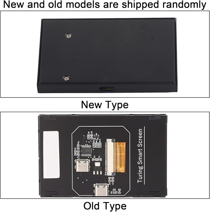 Yunir 3.5inch USB Mini Screen PC Temperature Display CPU GPU RAM Data Monitor Sensor Panel Monitor for Laptop PC