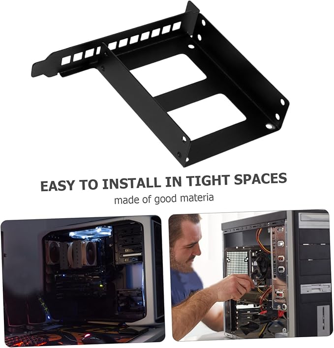 3sets Hard Drive Bracket for Easy Installation Pci Expansion Tray for Ssd and Storage Compatible Desktop and Laptop Cases Design