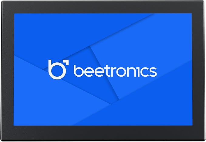 Beetronics 8-Inch Full HD IPS Monitor - Professional Industrial-Grade Display | HDMI VGA BNC RCA Inputs | Durable Metal Housing Matte Screen 24/7 Continuous Operation Wide Viewing Angle - 8HD7M