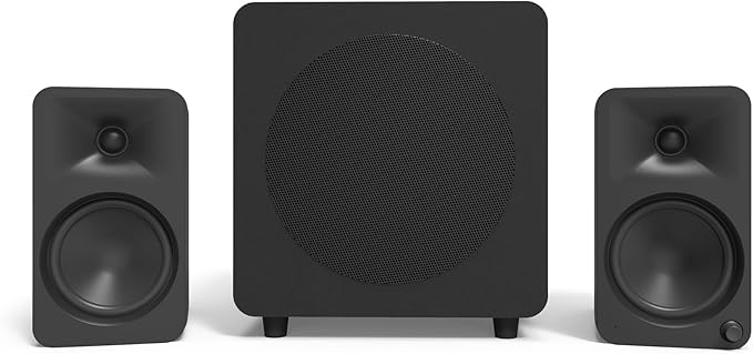 Kanto ORA4MB Pro Audio Bluetooth Desktop Speakers - Matte Black Pair with 3 Year Amber Protection Plan (2024)
