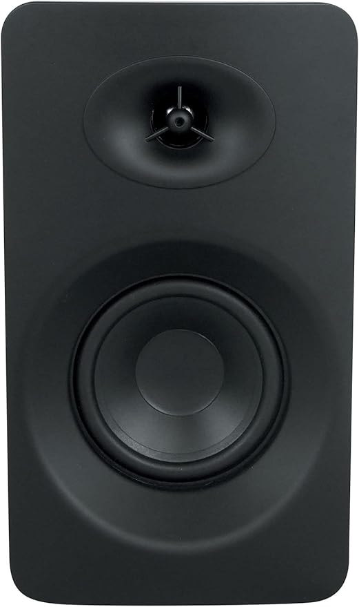 Rockville ASM4 Powered Studio Monitor Speaker Pair 4 2-Way 200W Black Bluetooth Optical Input Perfect for Studio Monitoring Computer Speakers