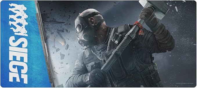 Head Case Designs Officially Licensed Tom Clancy's Rainbow Six Siege Sledge Graphics 37.4 x 15.75 x 0.16 inches (900 x 400 mm) - XL Gaming Office Desk PC Keyboard Mouse Mat Pad