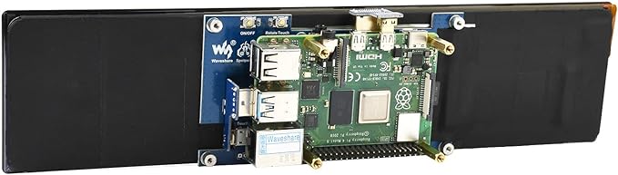 Waveshare 11.9inch Capacitive Touch Screen LCD Compatible with Raspberry Pi 5/4B/3B+/3A+/2B/B+/A+/Zero/Zero W/WH/Zero 2W CM3+/4 320×1480 Resolution HDMI IPS Supports Jetson Nano/Windows