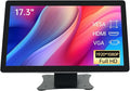 17.3-inch POS Touchscreen Monitor with Stand16:9 Display 1920 x 1080PBuilt-in SpeakersHD-MIVGAUSB PortsSuitable for Restaurant RetailBar &amp Small Business