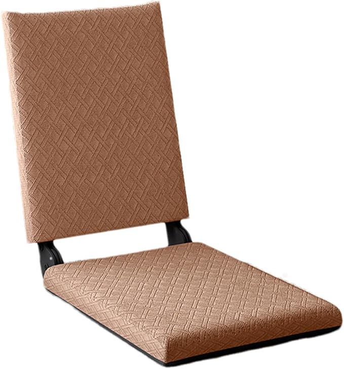 BTZHY Floor Chair Tatami Foldable Floor Chair Foldable Floor Chair with Back Support Foldable Meditation Floor Chair Portable Legless Chair Lazy Sofa for Bay Window Meditation ReadingApricotS