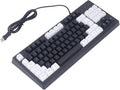 Vikye Compact 87 Keys Mechanical Keyboard with RGB Backlight Double Color for Gaming and Office (White Black)