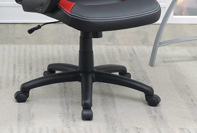 Racing Style Gaming Chair High Back Office Chair with Adjustable Height Red Black Arm Chair Ergonomic Computer Suitable for Comfortable and Casual Use
