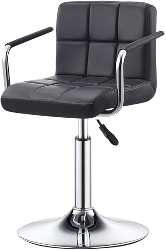 Mlaea Classroom Dormitory Hotel Chair TV Station Laboratory Chair with A Flexible Lifting Rod Computer Racing Gaming Chair 38 * 44-56CM(Color:#7)
