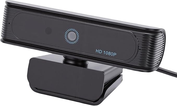 EBTOOLS 1080P Facial Recognition Webcam 120 Wide Angle Lens with Built in Microphone and Privacy Cover for Hello Login PC Laptop Zoom Skype Teams