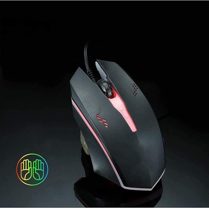 Mechanical Keyboard and Mouse Combo RGB Gaming 104 Keys Blue Switches Wired Wired Luminous Metal USB Waterproof Gaming Office Use (Color : A)