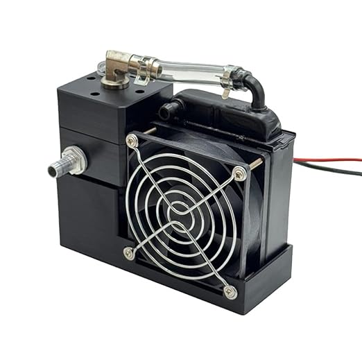 Miniature Water Cooling Set for Laptops Mobile Devices Efficient Heat Reduction Quiet Operating Easy Install Liquid Cooled