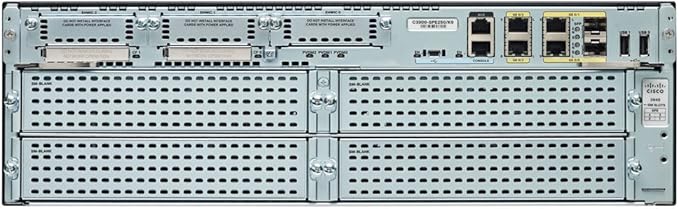 Cisco CISCO3945/K9 3945 Integrated Services Router - 4 x PVDM 4 x HWIC 5 x Services Module 2 x Co