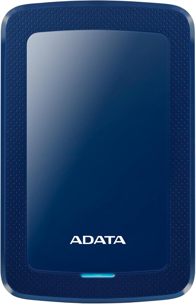 ADATA Hard Drive - 2 TB - External (Portable) - USB 3.1-256-bit AES - Blue