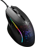 GLORIOUS Gaming Model I 2 Wired Gaming Mouse: 9 Programmable Buttons (2 Swappable) 66g Superlight 26k Optical Sensor 80M Click Rated Switches MMO/MOBA/FPS Side Thumb Rest (Black)