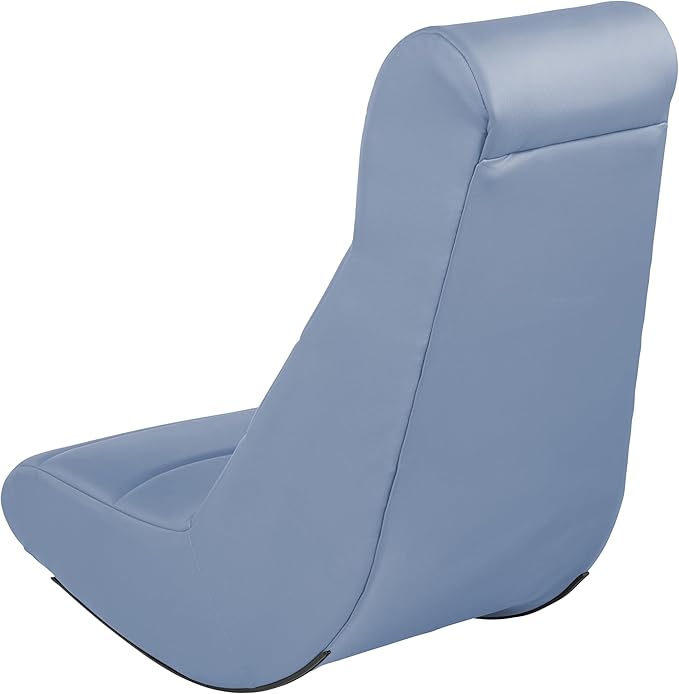 FDP Horizontal Floor Rocker Lightweight Video Rocker for Kids and Teens Ergonomic Chair for Reading Gaming Watching TV - Powder Blue 10488-PB