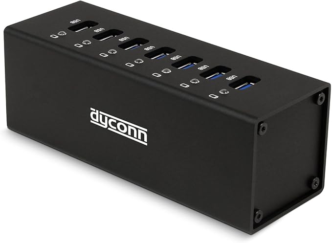 Power Hub SuperSpeed 9-Port 2-5A Charging Only Industrial Grade USB 3.0 Hub (HUBC7B)