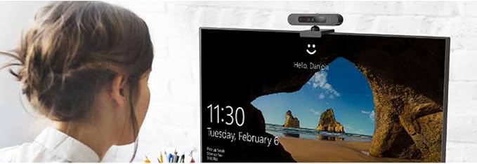Lenovo 500 Full HD USB Webcam Black