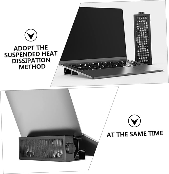 Laptop Stand Fan Gaming Notebook Cooling Rack Heat Dissipation Function