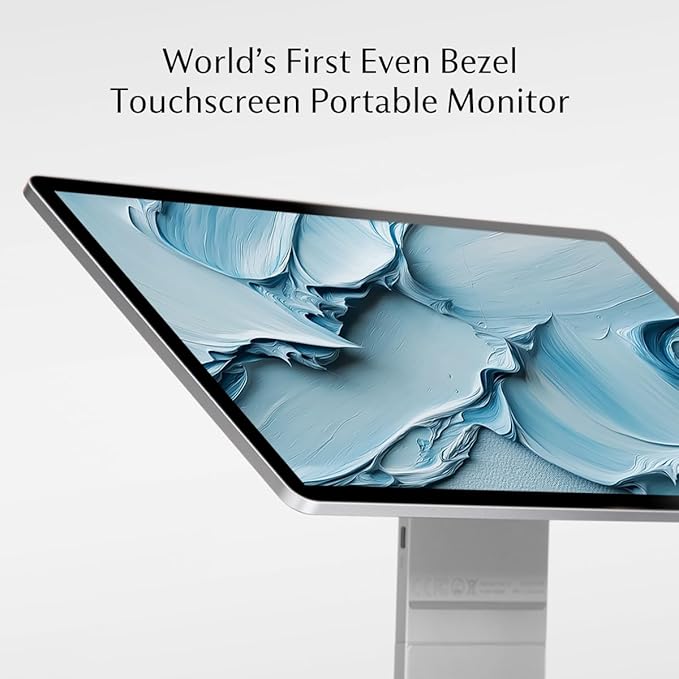 SOTSU FlipAction Touch 14 Portable Monitor | FHD IPS 10-Point Touchscreen | 400 Nits | 100% sRGB | Rotatable | Robust &amp Lightweight | Tempered Glass | USB-C &amp Mini HDMI | for Windows Android