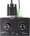 Replacement Control Pod Compatible for Klipsch ProMedia 2.1 Speakers | Standalone Wired Remote with Dual Input (DB9 Connector)