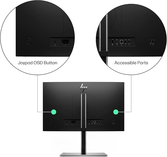 HP EliteDisplay E27q G5 27 inch Quad HD 2560 x 1440 Bundle with LED-Backlit LCD IPS Monitor 2-Pack