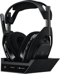 Logitech G Astro A50 X Multi-Platform Wireless Gaming Headset + Base Station for PS5/Xbox/PC: PLAYSYNC Video &amp Audio Switcher HDMI 2.1 4K 120Hz VRR &lt24bit/48kHz 24hr Battery 2.4GHz &amp BT