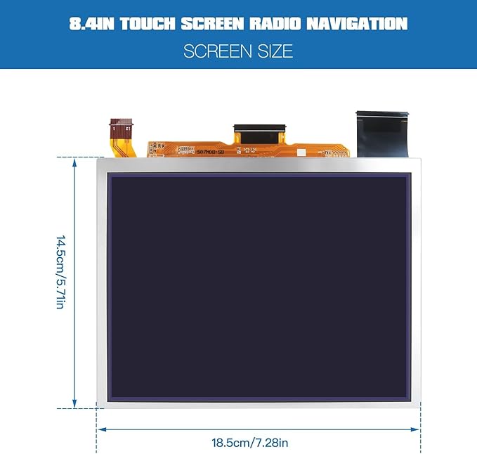 8.4 U-Connect 4C UAQ Touch Screen Navi LCD Display TDO-XGA084 Fit for Jeep Grand Cherokee Overland Sport Utility 4-Door 3.6L 3604CC 220Cu. in. V6 Flex DOHC Naturally Aspirated 2018-2024