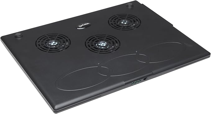 Manhattan 60 mm Notebook Computer Cooling Pad Black (700467)