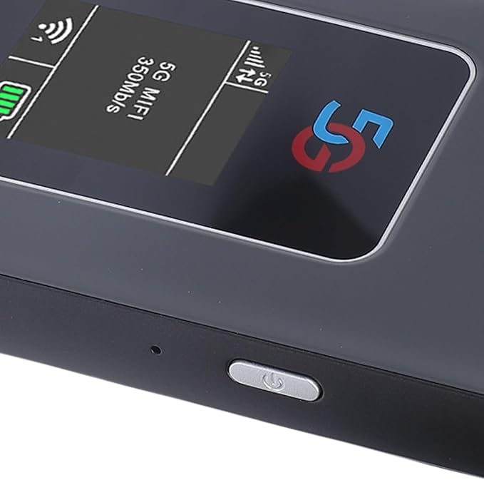 Ultra Fast WiFi 6 Portable Router 5G Mobile Hotspot 8000mAh Battery IP67 Rugged Design Hotspot Travel Business with Global Use Ideal for Travel Business &amp