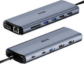 SSK 8K USB C Dock for Thunderbolt Laptop MacBook Docking Station 3 Monitors10Gbps USB C Hub Dual HDMI Displayport Ethernet100W PD Mic/Audio USB C&ampA 3.2 Gen 2 Port for iPhone 15/Mac/Lenovo