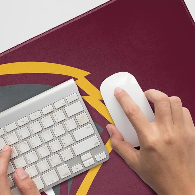 University of Charleston Primary Logo Large Gaming Mouse Pad Desk Mat with Stitched Edges Non-Slip Base for Gamer Home and Office 31.5 x 15.7