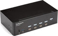 StarTech.com StarTech.com 4-Port Dual Monitor HDMI KVM Switch with Audio &amp USB 3.0 hub - 4K 30Hz - 4 PC Mac Computer KVM Switch Box for HDMI Display  TAA (SV431DHD4KU)