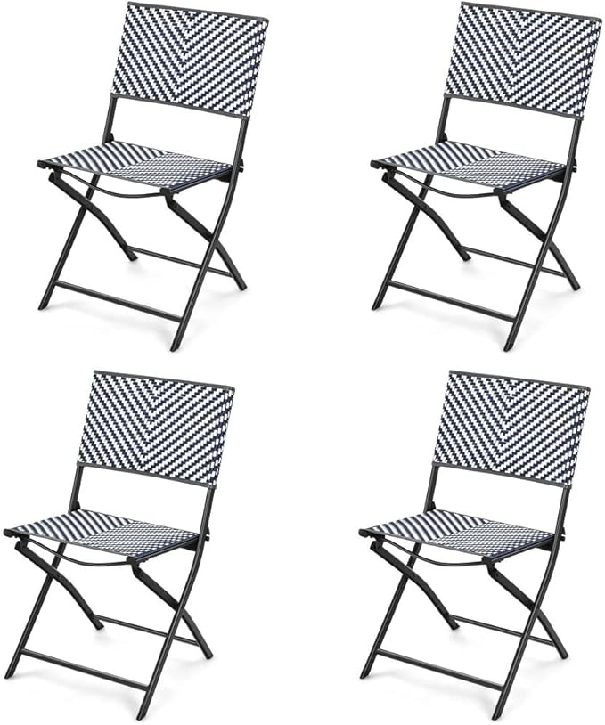 Office Chair Gaming Chair Computer Chair A Set of 4 Patio Folding Dining Chairs Camping Portable Garden