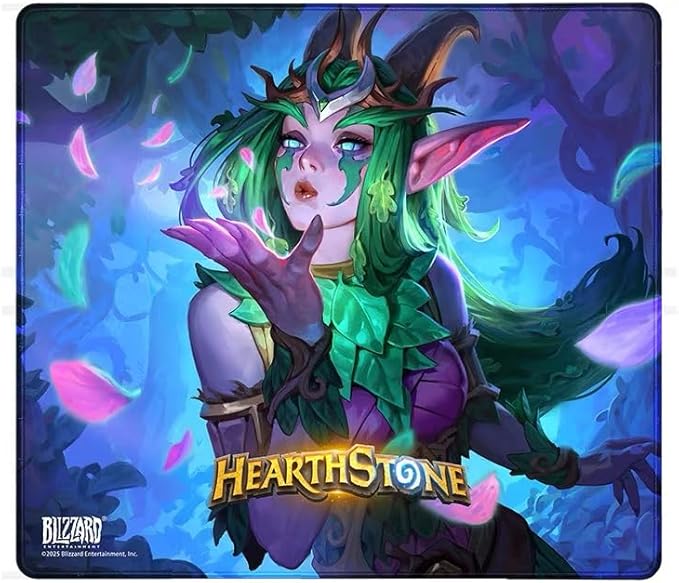 Blizzard Hearthstone Large Game Mouse Pad Apply to Gamer Office &amp Home Non-slip rubber base XL Desk Mat with Stitched Edge Easy to Clean 17.7*15.7Inch