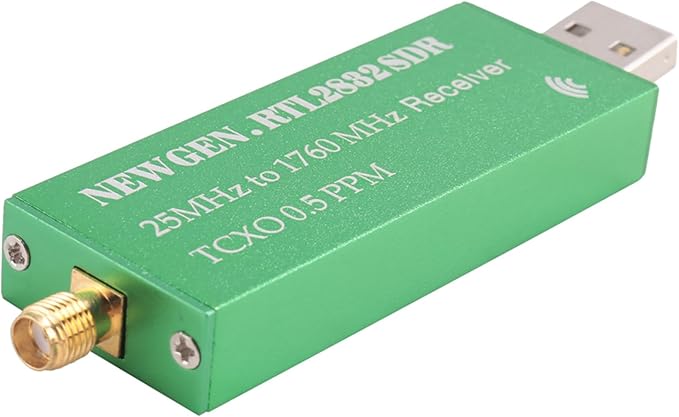 USB Adapter RTL-SDR RTL2832U + R820T2+ 1Ppm TCXO TV Tuner Stick Receiver
