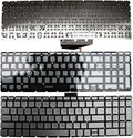 Power4Laptops UK Layout Backlit Silver Replacement Laptop Keyboard Compatible with HP Home 15-bs076nm