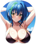 3D Mouse Pad Oppai Mousepad with Soft Gel Wrist Rest Anime Manga Gaming Boob pad Anti-Slip Mouse MatXenovi