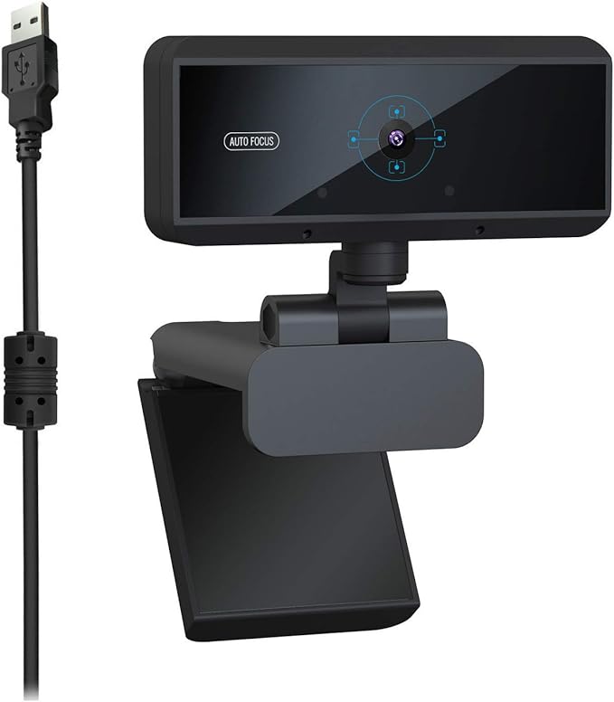 1080P HD Webcam with Microphone Streaming Computer Web Camera with 100-Degree Wide View Angle USB PC Webcam for Video Calling Recording Conferencing