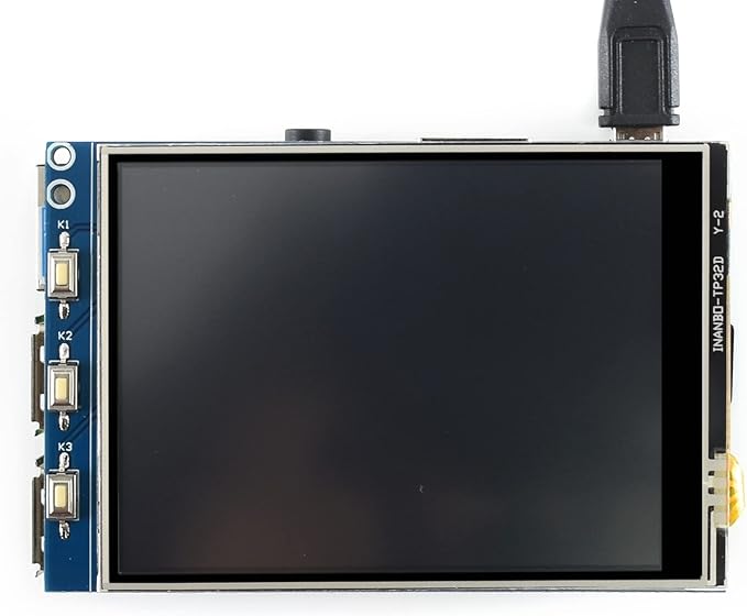Waveshare 3.2inch Resistive Touch Screen TFT Display 320×240 LCD Compatible with Raspberry Pi 4B/3B+/3A+/3B/2B/1B+/1A+/Zero 2 W/Zero W/Zero